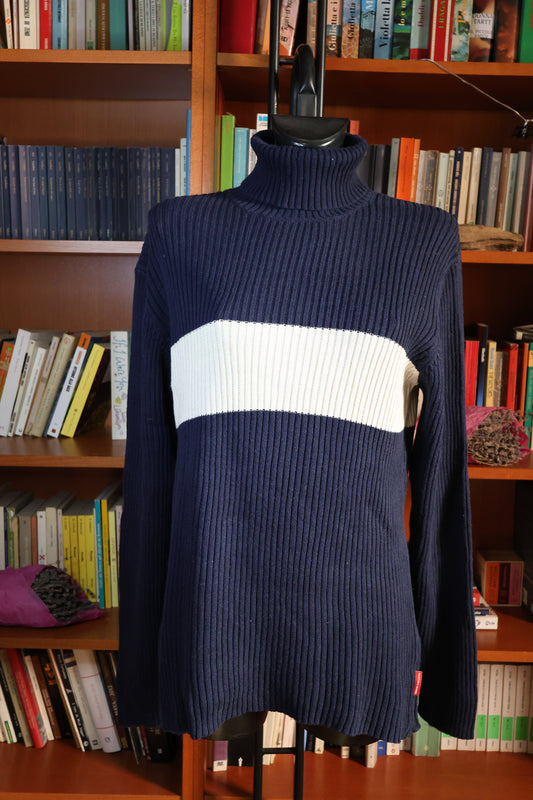Maglione bicolore