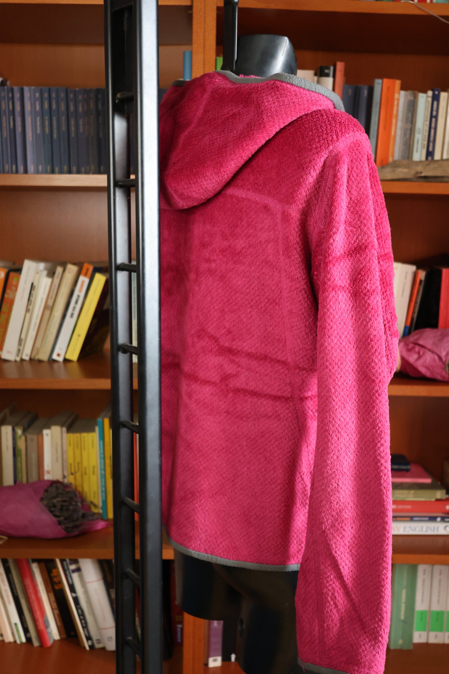 Giacca in pile Patagonia rosa shocking