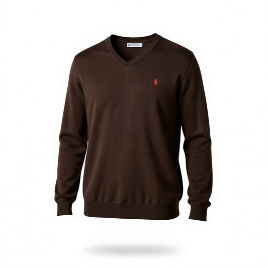 Chocolate brown Ralph Lauren sweater