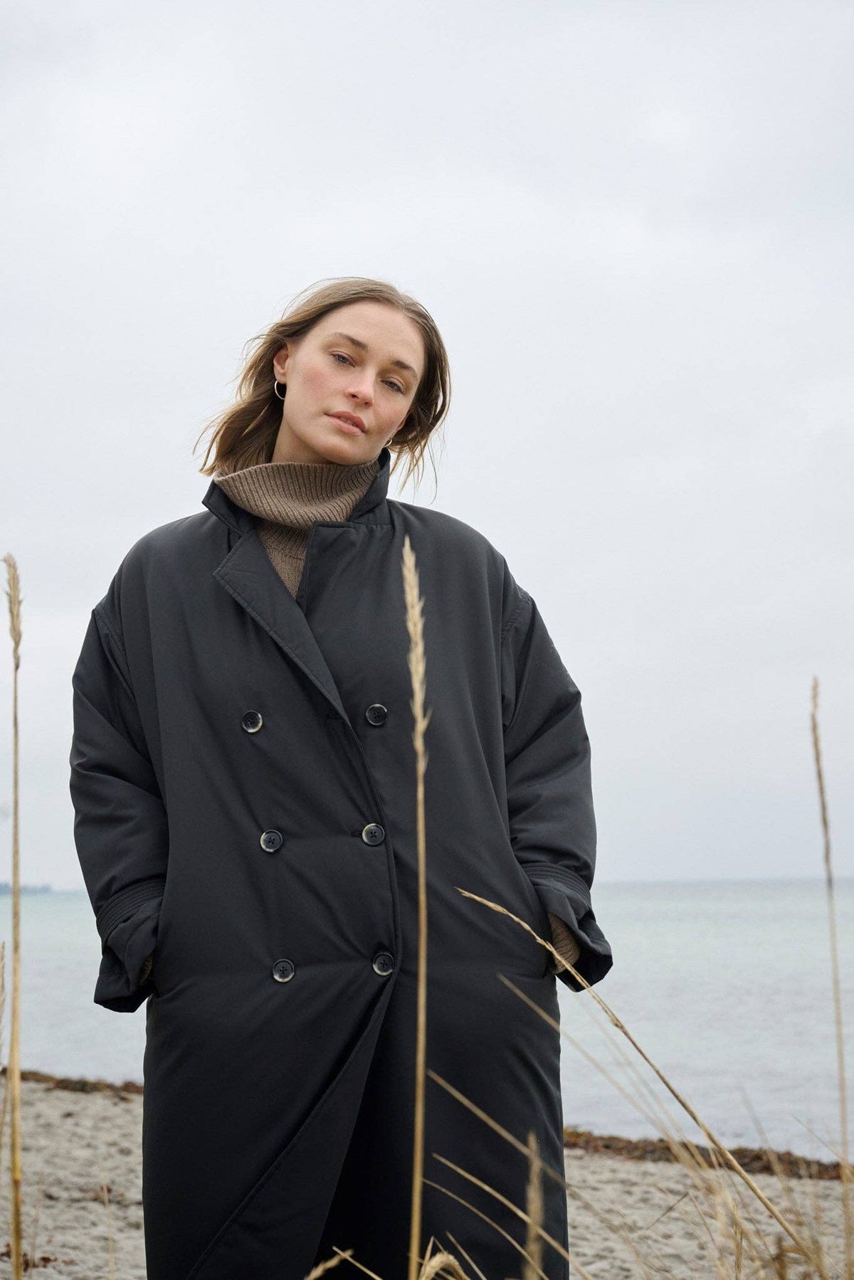 Cappotto imbottito idrorepellente Field moshi moshi mind, Moonless Night, taglia M