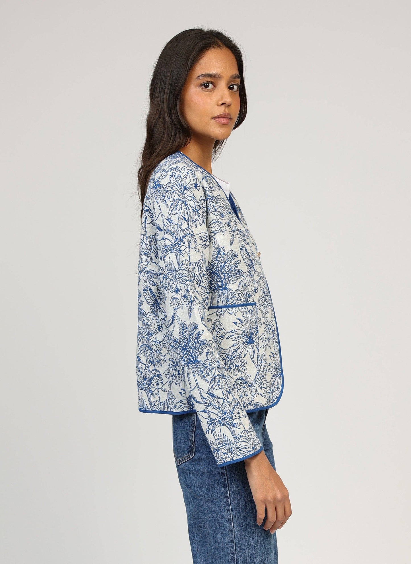 SHERA JACKET indigo: S/M