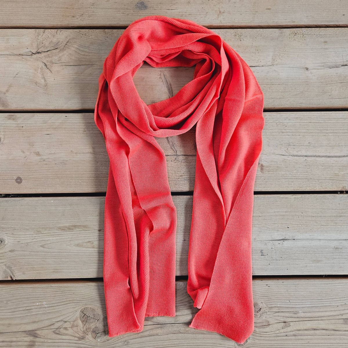100% Merino wool scarf for men or women - Unisex beige wool: Beige