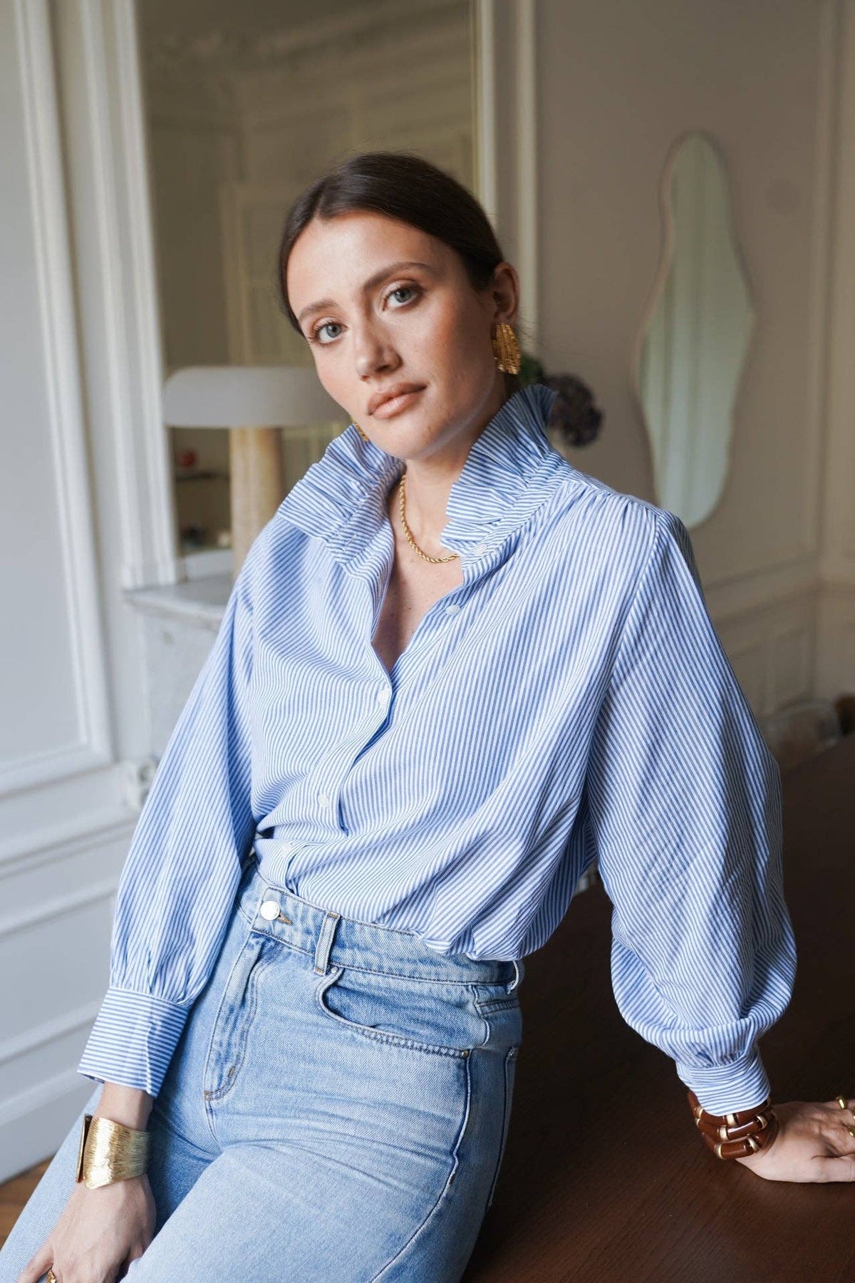 Nancy Shirt: Rose / M/L
