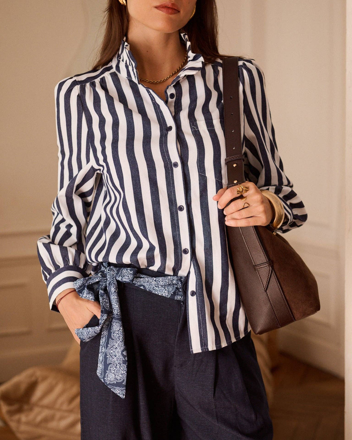 Dottie shirt: Navy / M