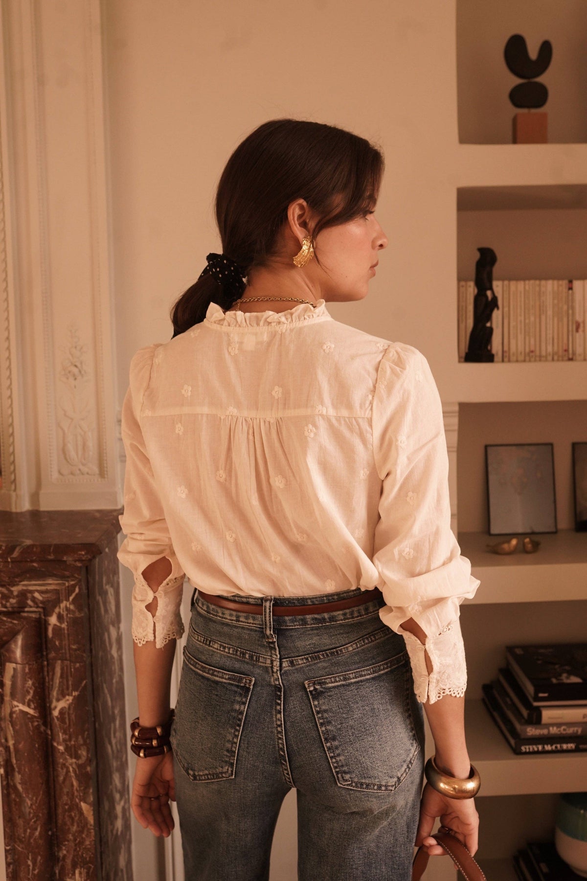 Blandine shirt: Beige / L