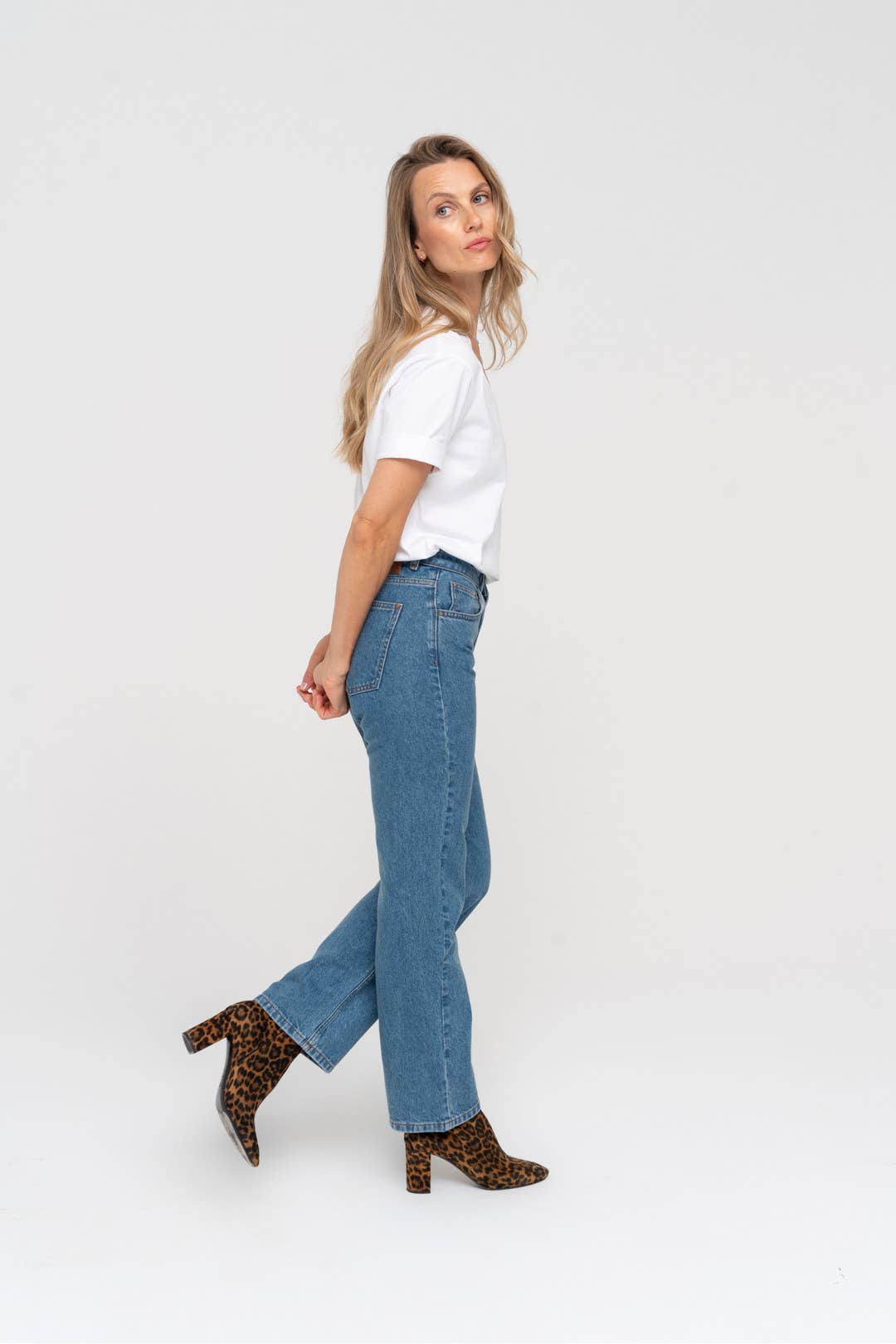 Jeans 'LA PARISIENNE'  | flattering slim fit: Blue / M