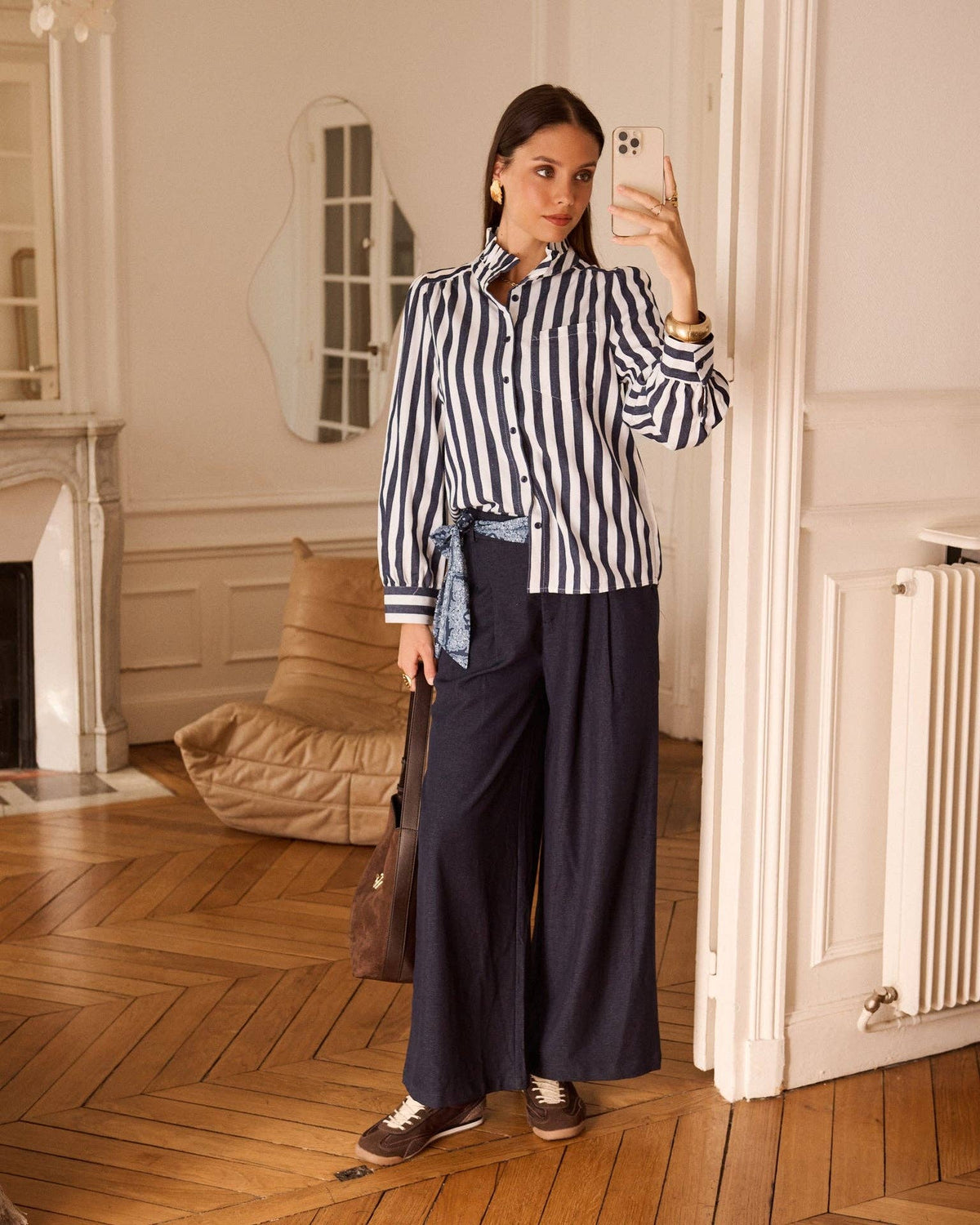 Dottie shirt: Navy / M