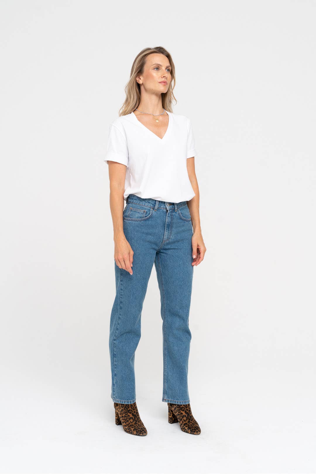 Jeans 'LA PARISIENNE'  | flattering slim fit: Blue / M