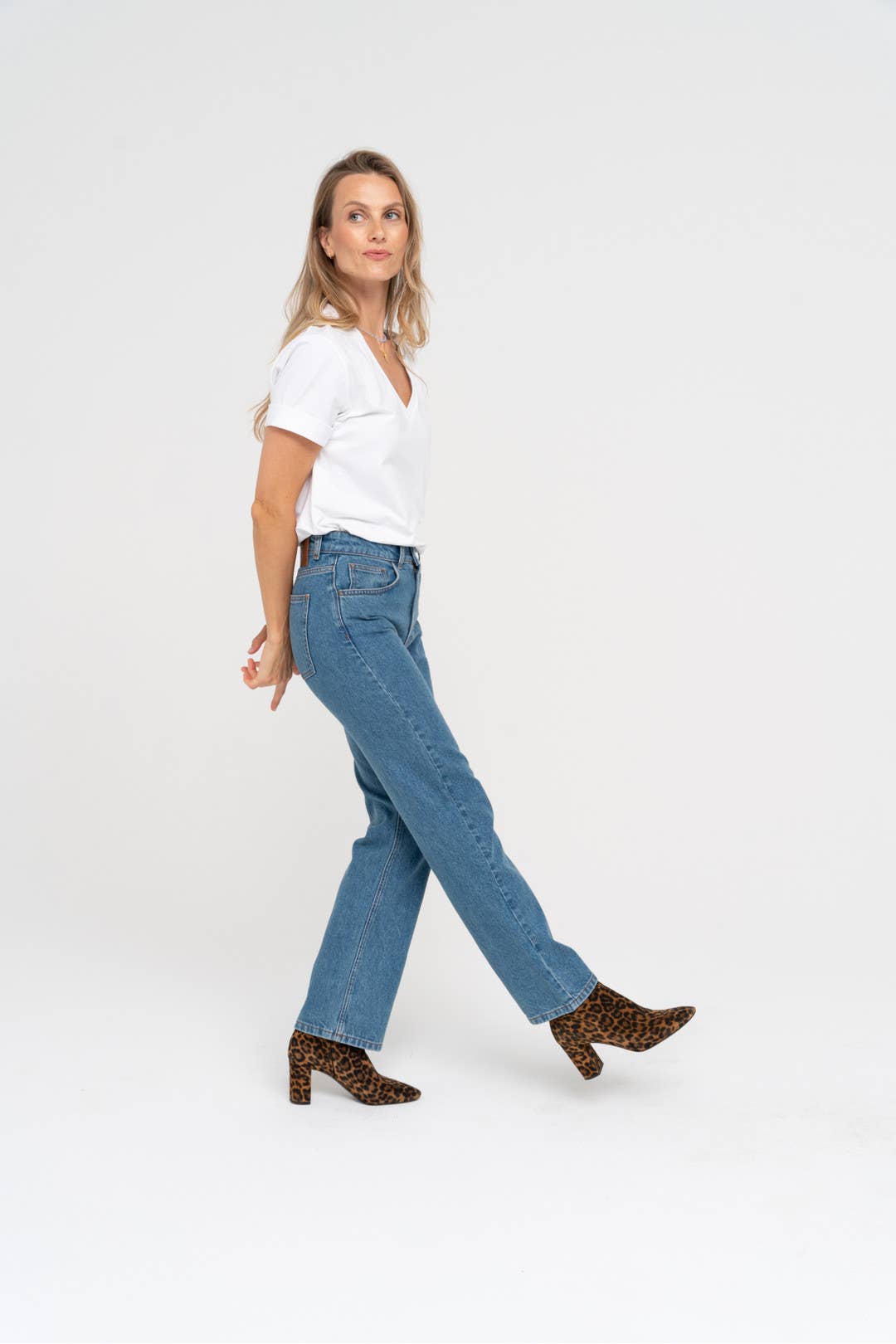 Jeans 'LA PARISIENNE'  | flattering slim fit: Blue / S