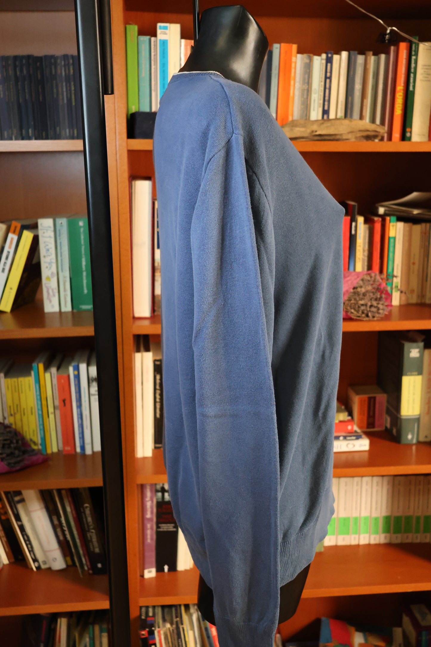 Maglione girocollo azzurro chiaro