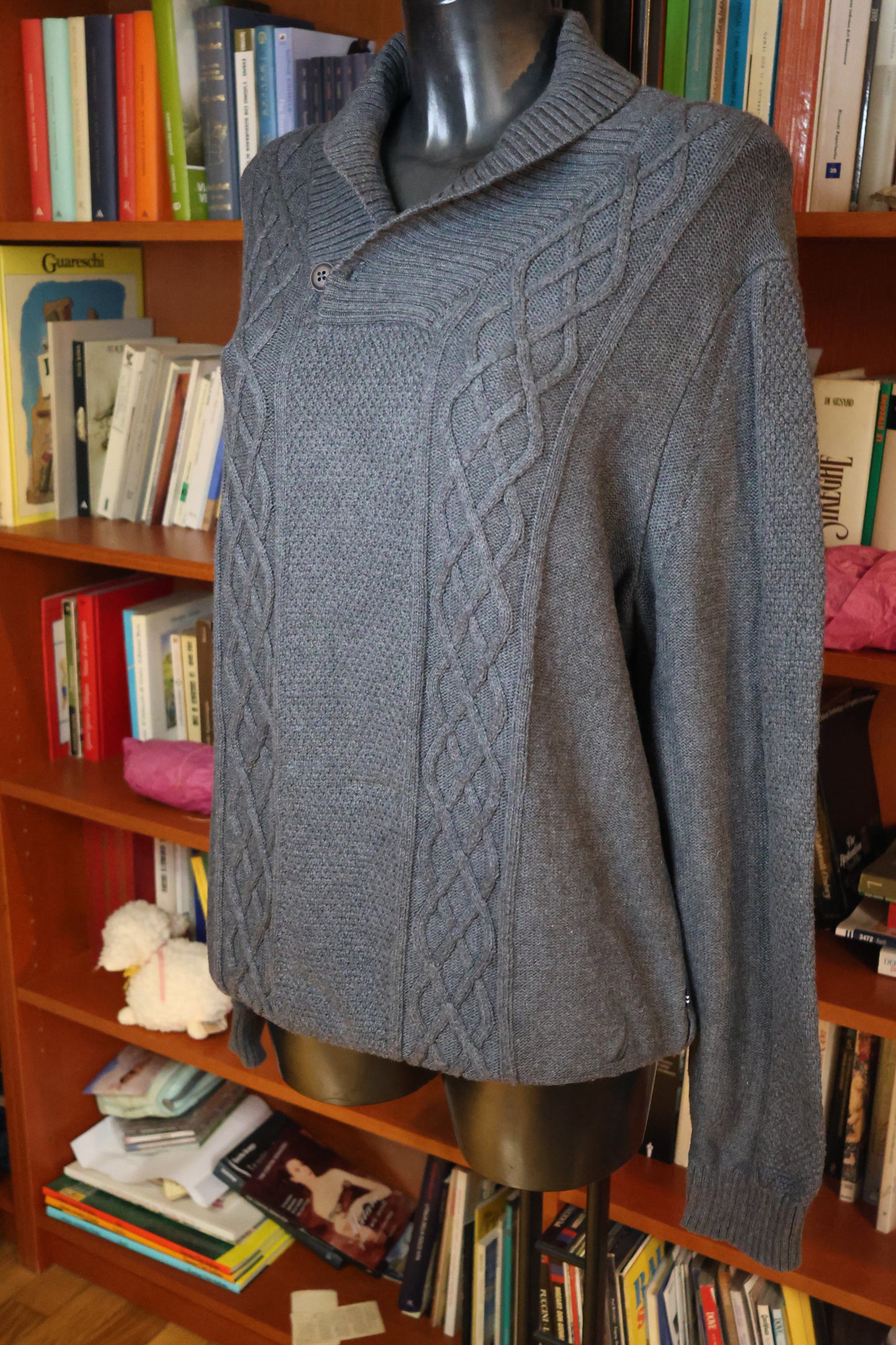 Elegante maglione grigio