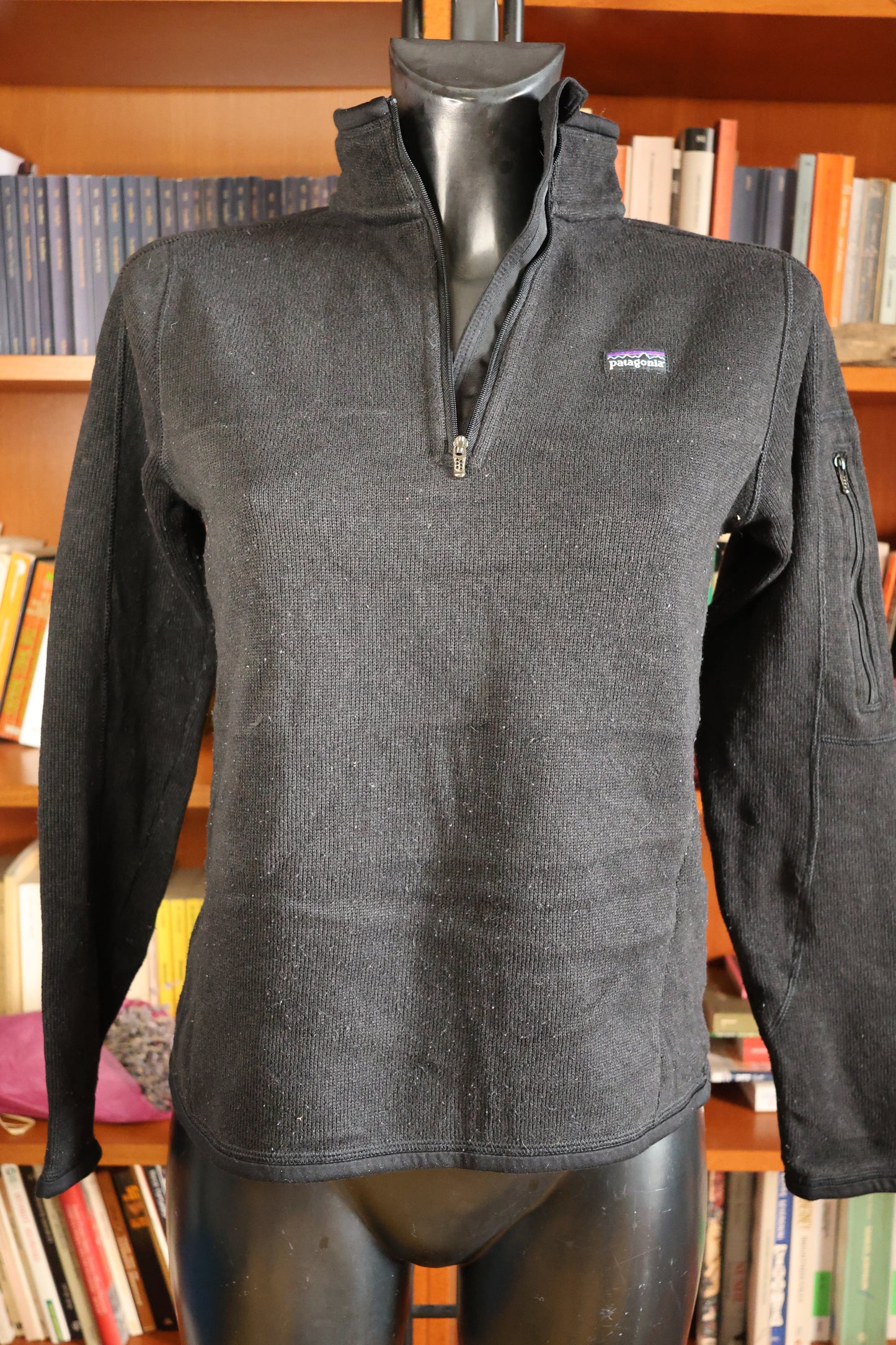 Black Patagonia pile jacket