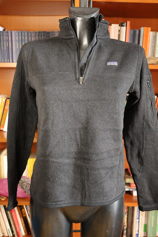 Black Patagonia pile jacket