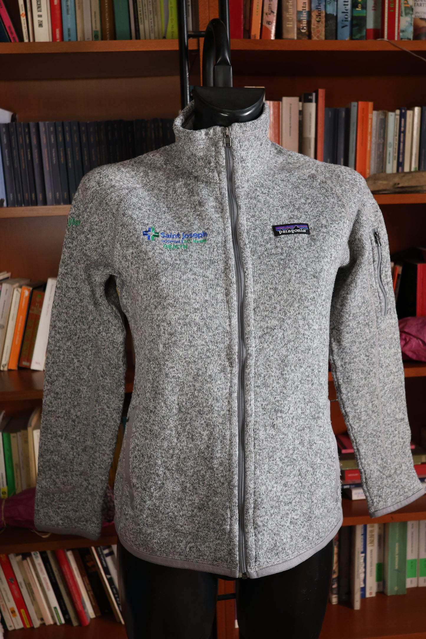 Giacca in pile grigio Patagonia