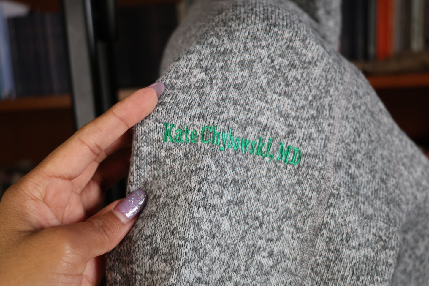 Giacca in pile grigio Patagonia