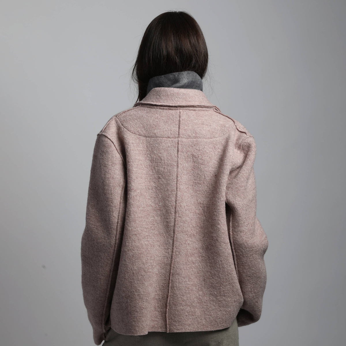 Blazer QUINN Knotium in lana cotta, sabbia melange