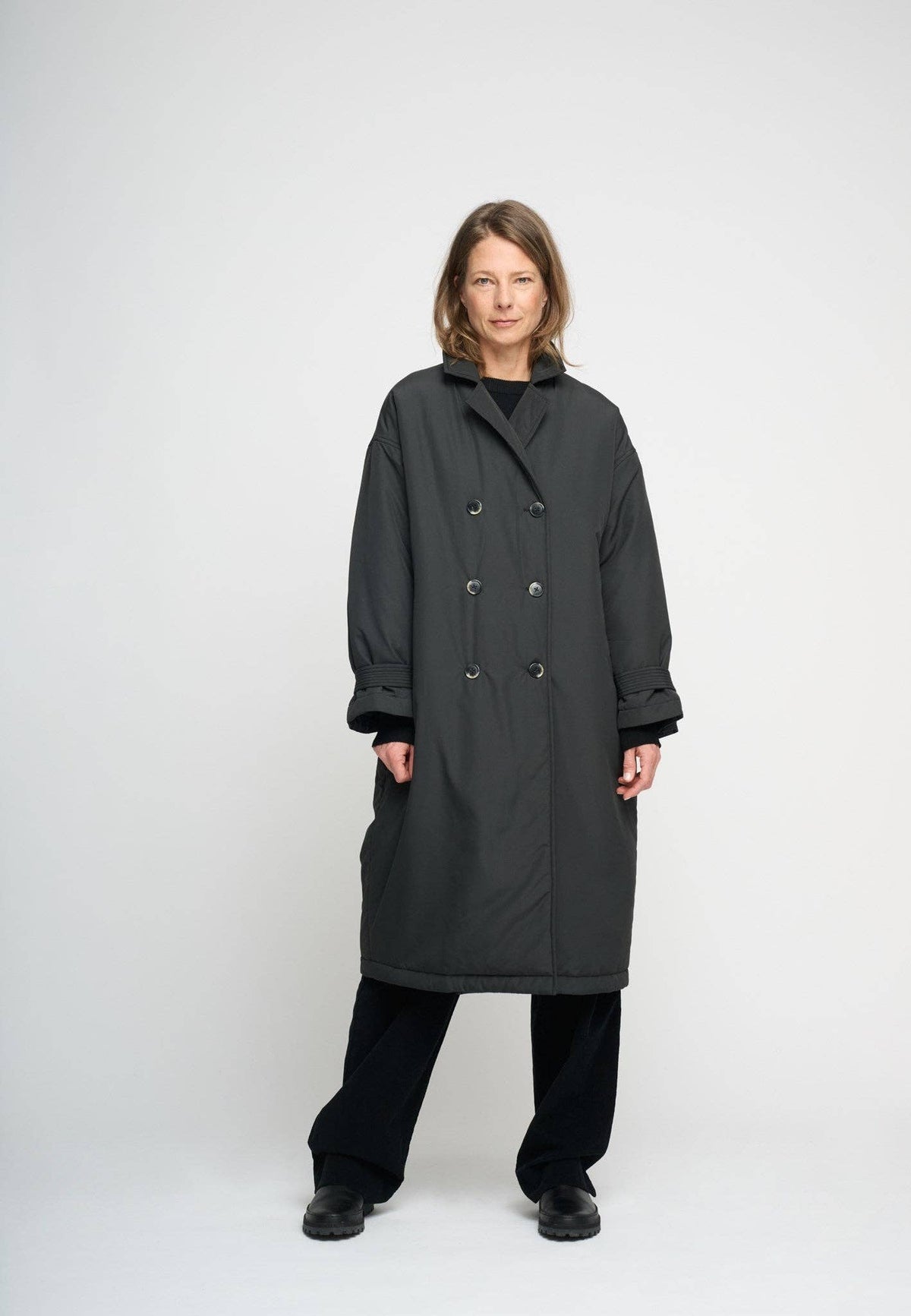 Cappotto imbottito Field idrorepellente color Moonless Night, moshi moshi mind