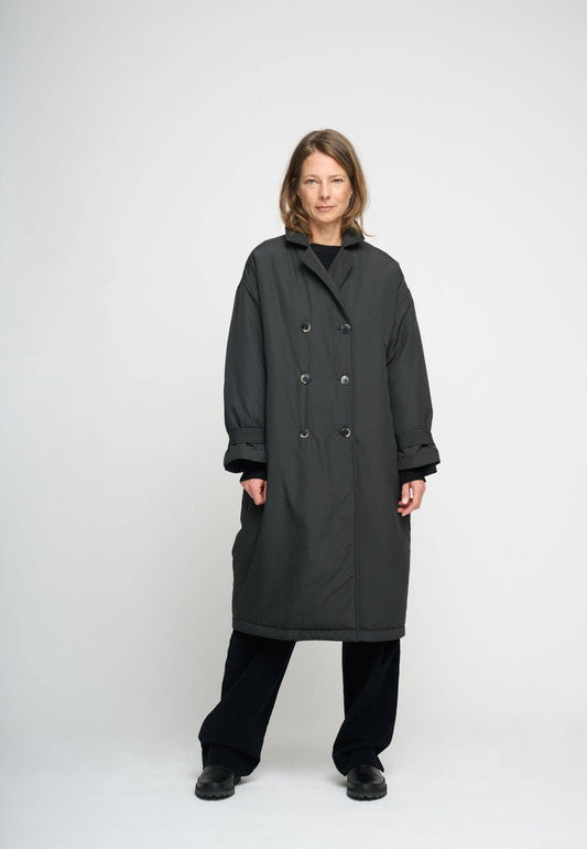 Cappotto imbottito Field idrorepellente color Moonless Night, moshi moshi mind