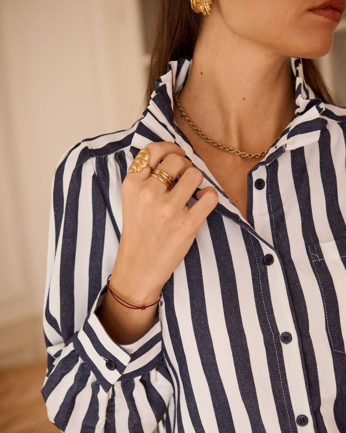 Dottie shirt: Navy / M