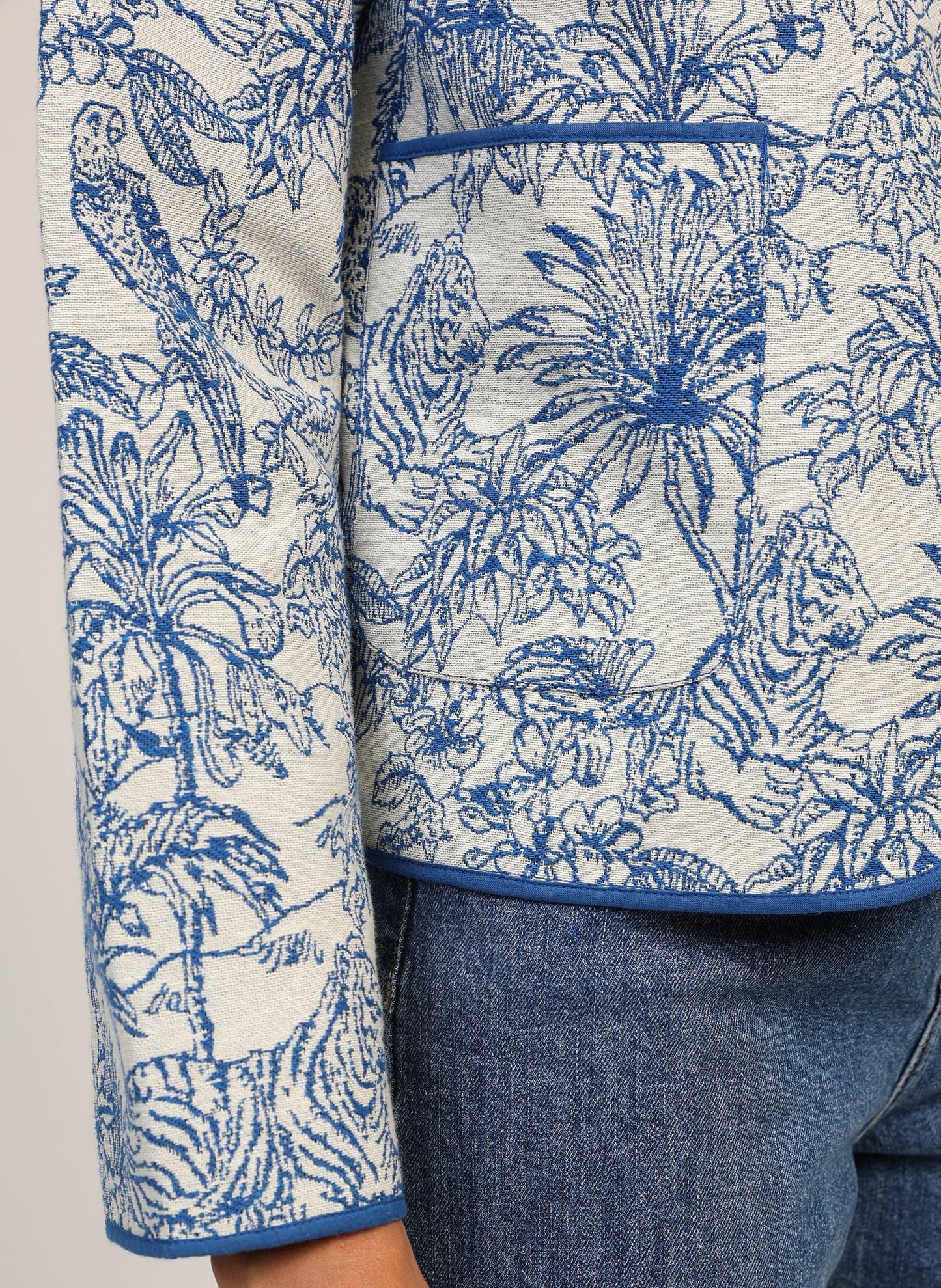 SHERA JACKET indigo: S/M