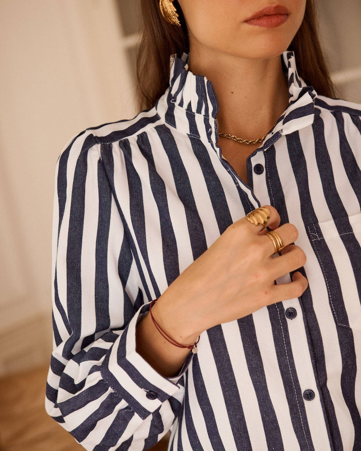 Dottie shirt: Navy / S