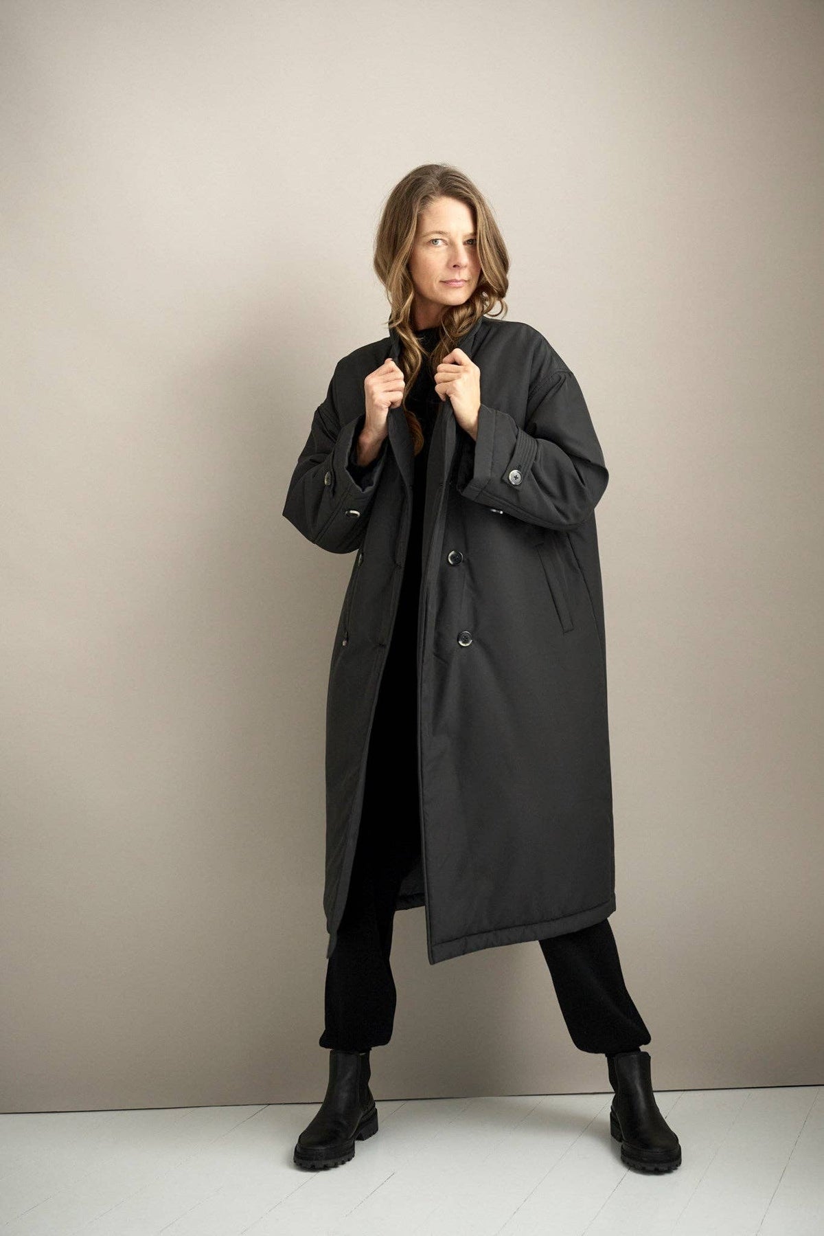 Cappotto imbottito idrorepellente Field moshi moshi mind, Moonless Night, taglia M