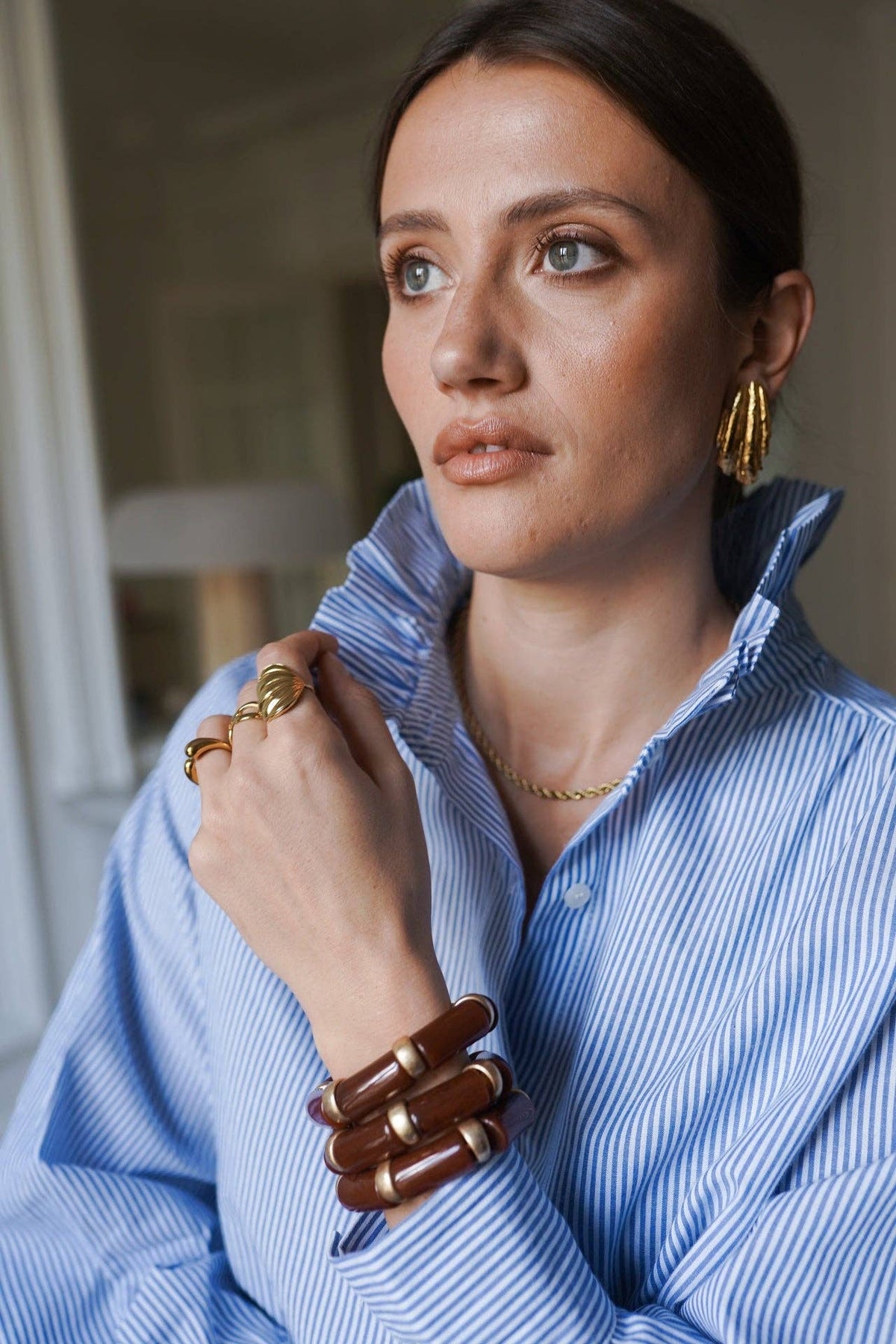 Nancy Shirt: Rose / M/L