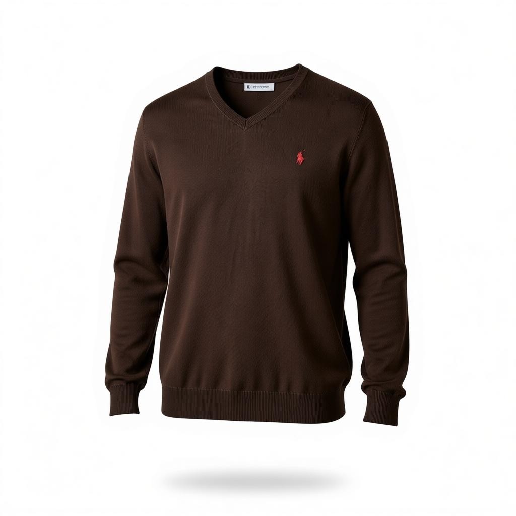 Maglione Ralph Lauren color cioccolato