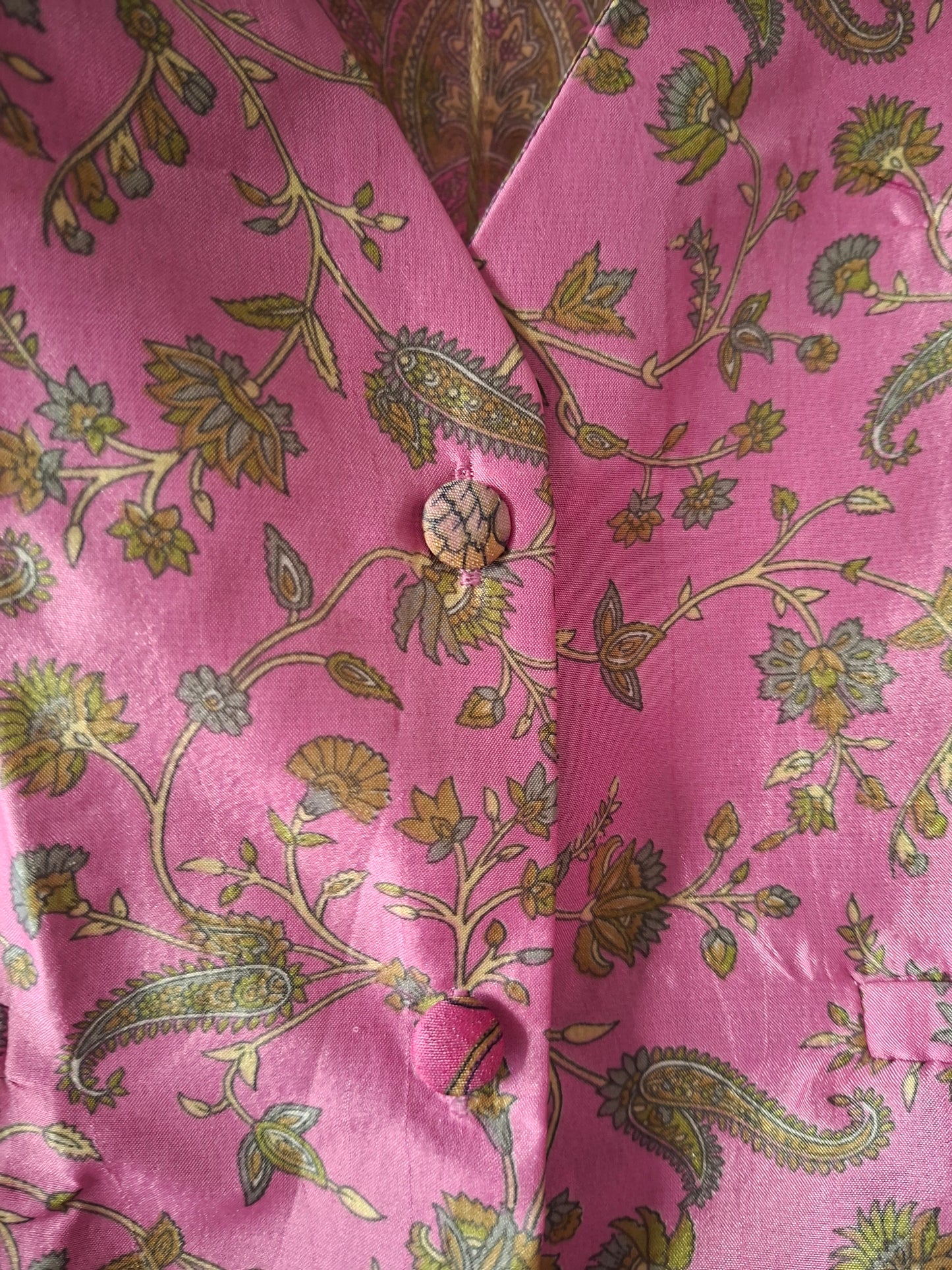 Set coordinato rosa I was a Sari sustainable fashion
