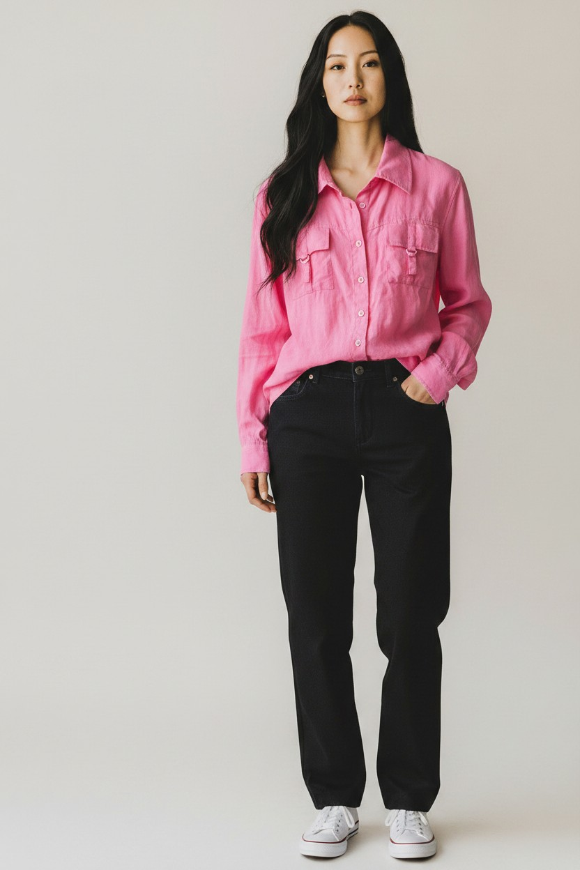 Camicia rosa