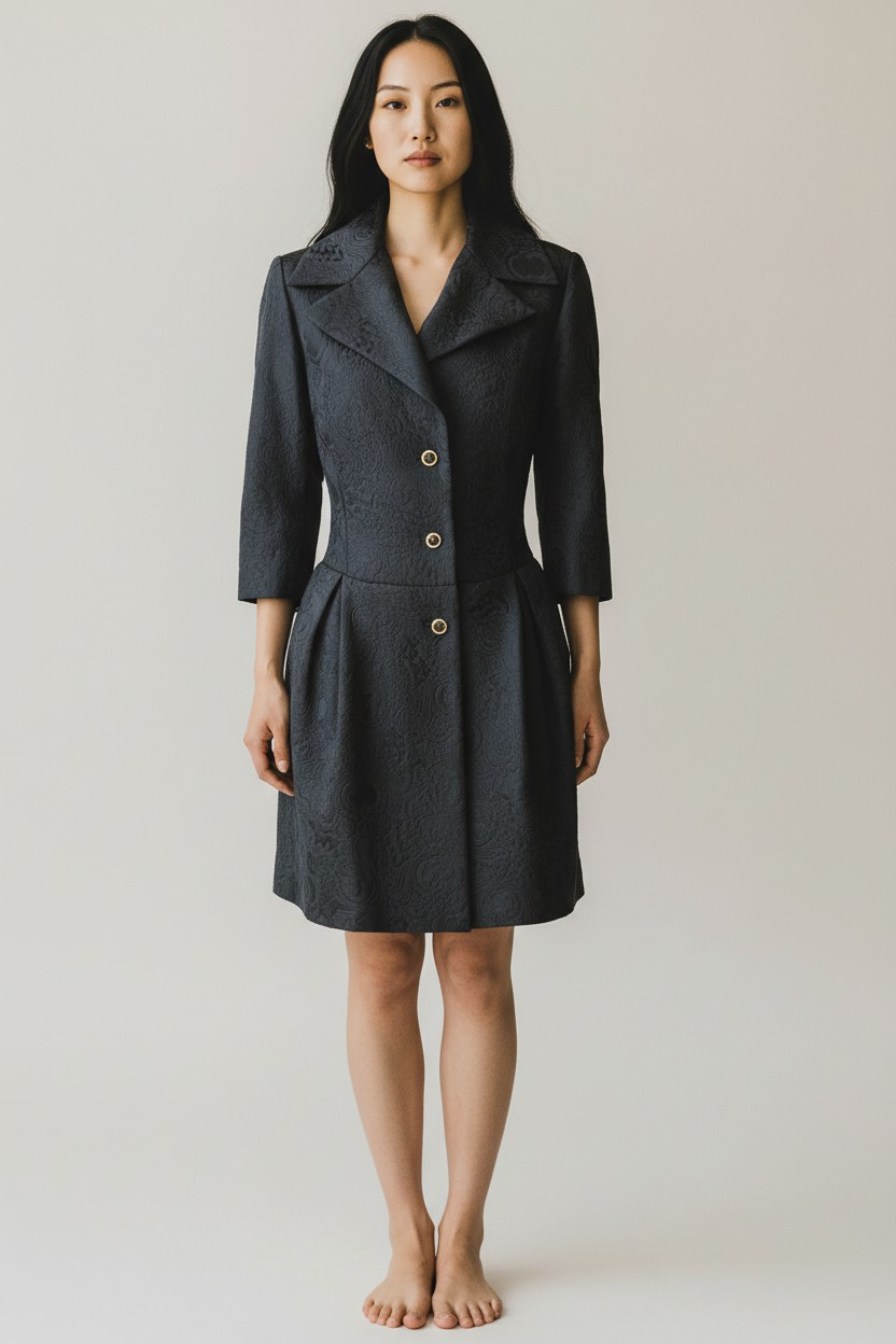 Soprabito nero elegante da donna