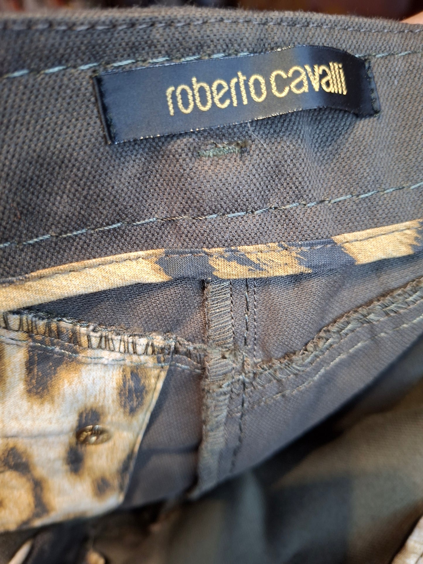 Y2K pantaloni Roberto Cavalli