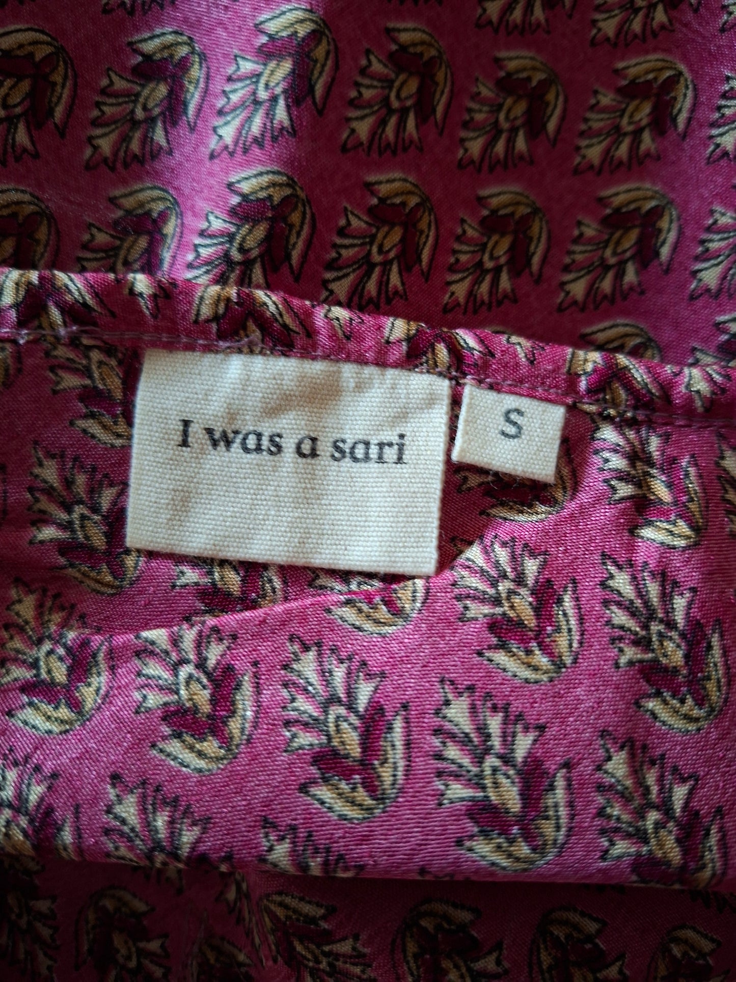 Pigiama corto rosa S I Was a Sari