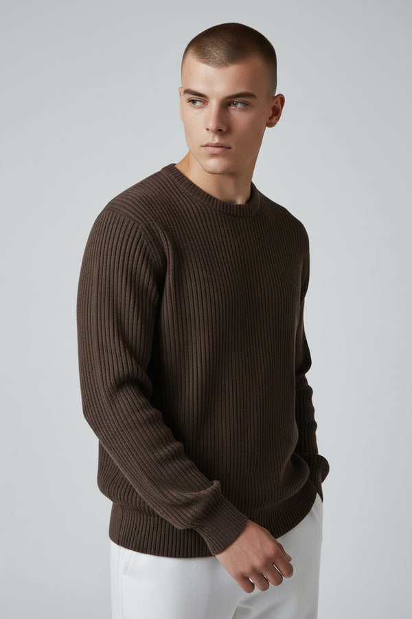 Chocolate brown sweater