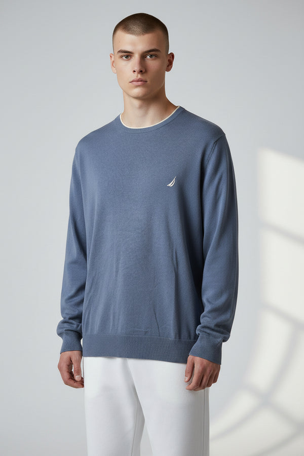 Light blue crewneck sweater