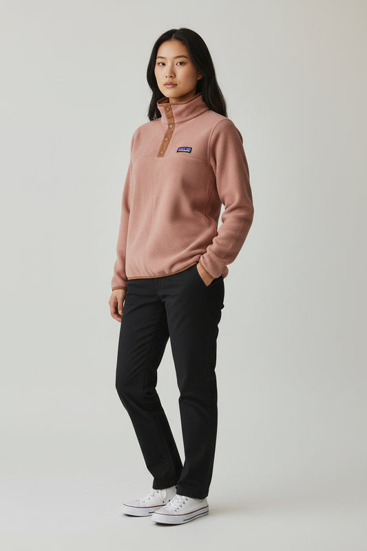 Rose Patagonia fleece jacket