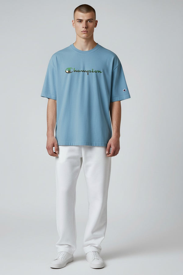 Light blue Champion t shirt